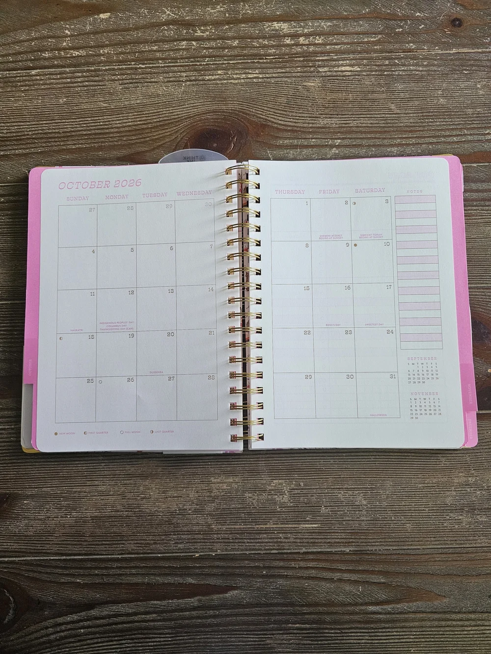 Pink 'Not My First Rodeo' 15-Month Planner